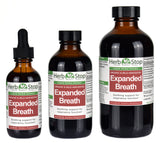 Organic Expanded Breath Liquid Herbal Extract Bottles