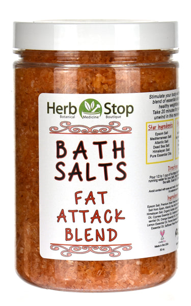 Fat Attack Blend Bath Salts Jar