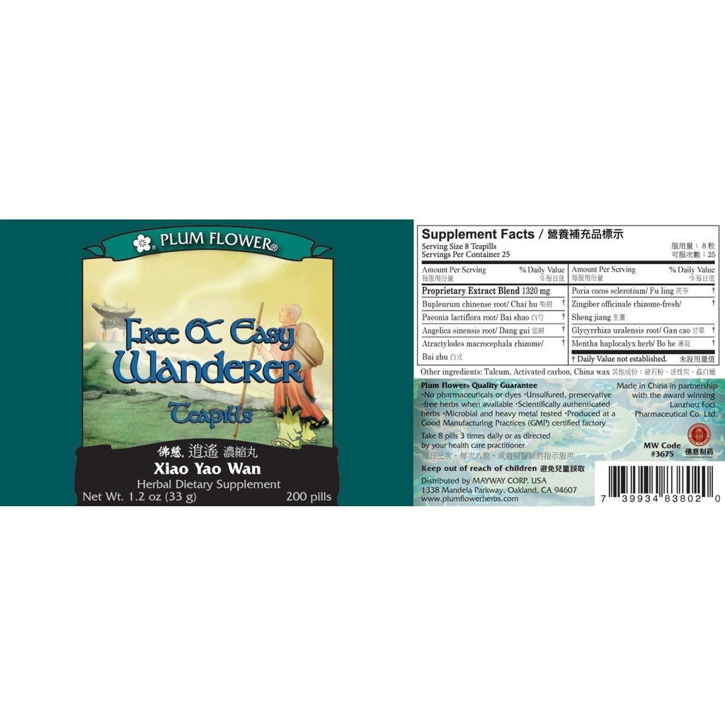 Free & Easy Wanderer Supplement Facts