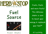 Fuel Source Power Shake Label