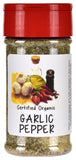 Organic Garlic Pepper Spice Jar