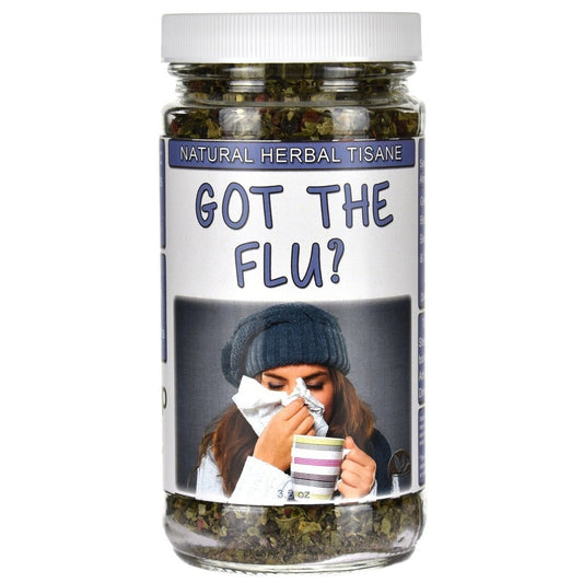 Got The Flu? Herbal Tea Blend Jar