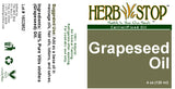 Grapeseed Oil 4 oz Label