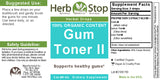Gum toner II Label
