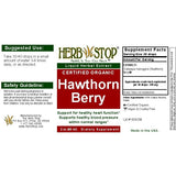 Hawthorn Berry Extract Label