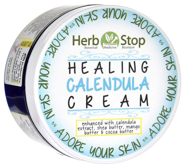 Healing Calendula Cream Top of Jar