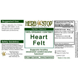 Heart Felt Capsules Label