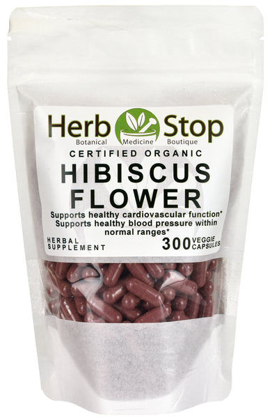 Organic Hibiscus Flower Capsules Bulk bag