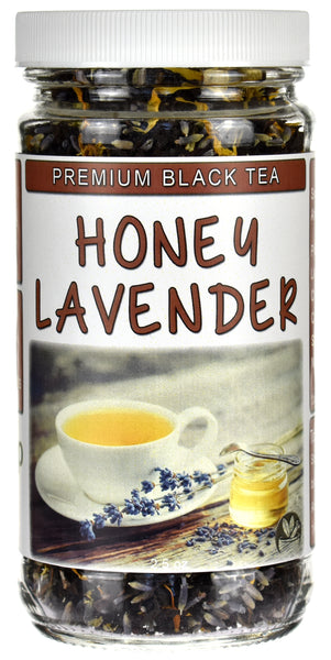 Honey Lavender Loose Leaf Black Tea Jar