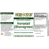 Horsetail Capsules Label