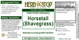 Horsetail Capsules Label