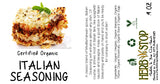 Italian Seasoning Label