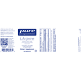 L-Arginine by Pure Encapsulations Label