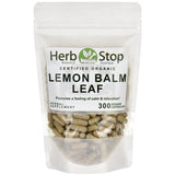 Organic Lemon Balm - Melissa - Leaf Capsules Bulk Bag