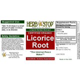 Licorice Root Extract Label