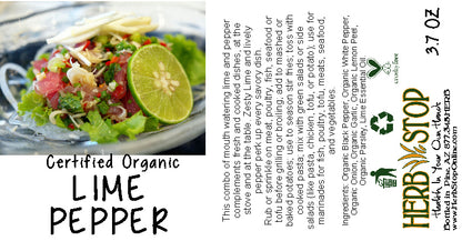 Lime Pepper Label