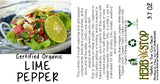 Lime Pepper Label