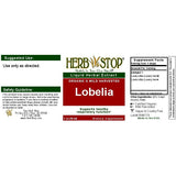 Lobelia Extract Label