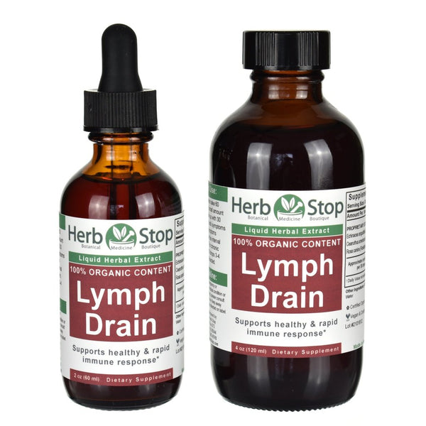 Lymph Drain Extract Natural Support for Lymphatic Health Herb Stop