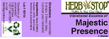 Majestic Presence Essence Label