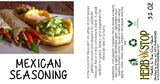 Mexican Seasoning Label