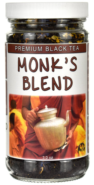 Monk's Blend Black Loose Tea Jar