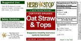Oat Straw and Tops Extract Label