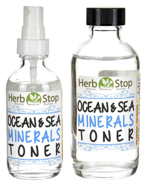 Ocean & Sea Mineral Toner Bottles