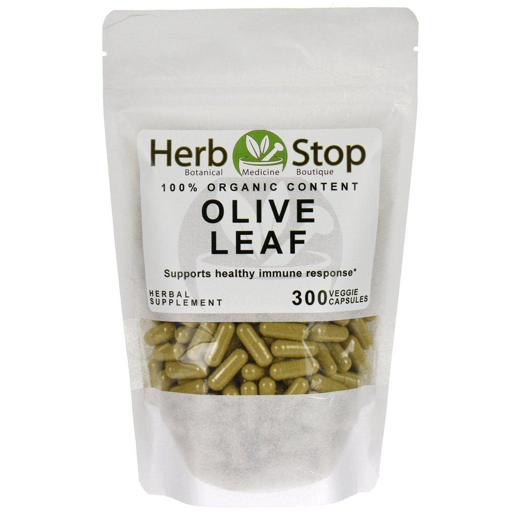 Olive Leaf Capsules Bag