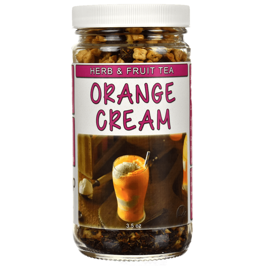 Orange Cream Loose Leaf Herb & Fruit Tea Jar Front