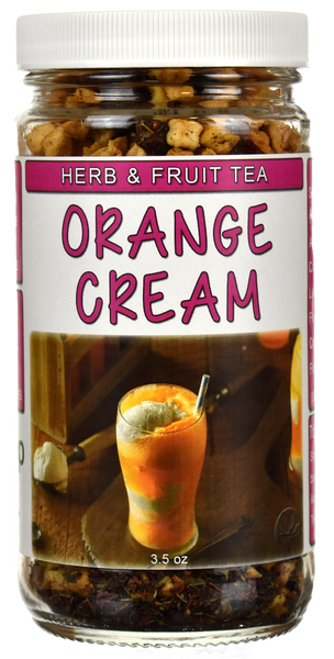 Orange Cream Loose Leaf Herb & Fruit Tea Jar Front