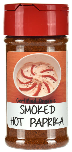 Organic Hot Smoked Paprika Spice Jar