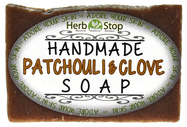 Patchouli & Clove Handmade Soap Front