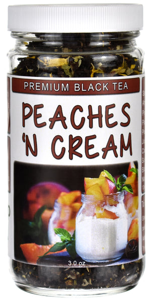 Peaches 'n Cream Black Tea Jar