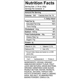 Peanut Butter Persuasion Cookie - Nutritional Facts