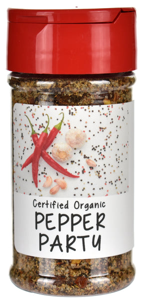 Organic Pepper Party Spice Jar