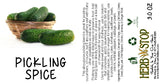 Pickling Spice Label