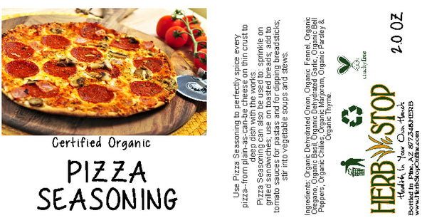 Pizza Seasoning Label
