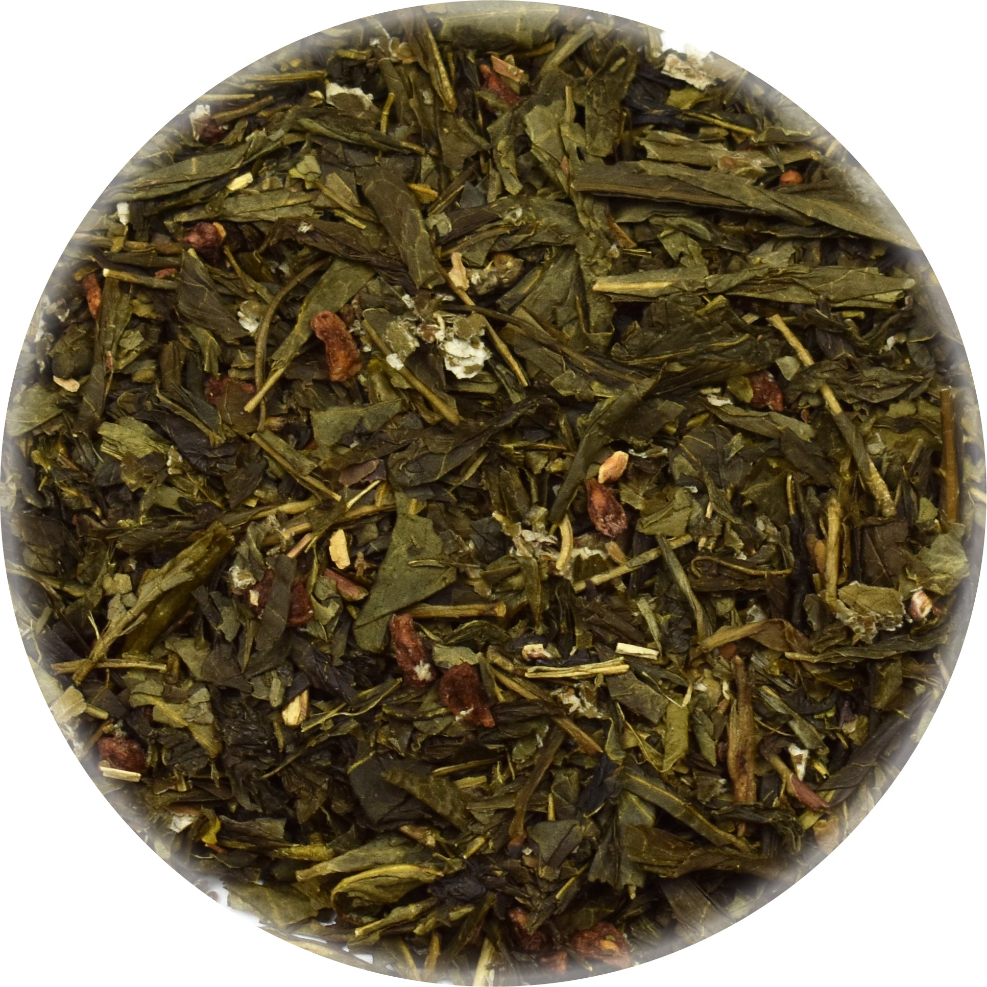 Pomegranate Premium Green Tea Loose Herbs