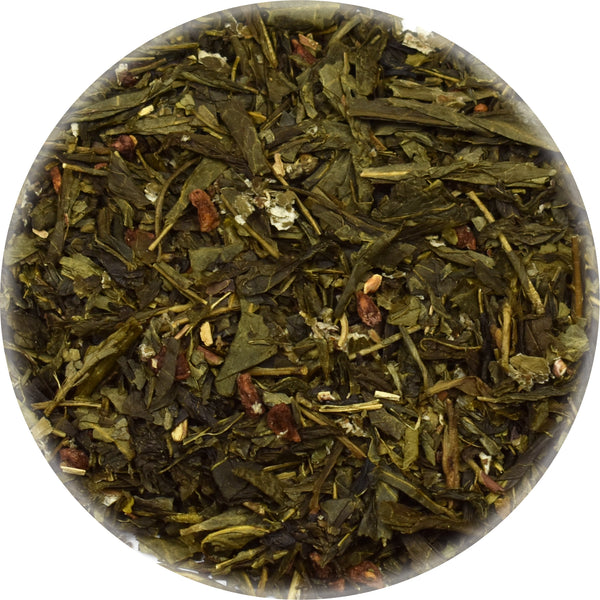 Pomegranate Premium Green Tea Loose Herbs