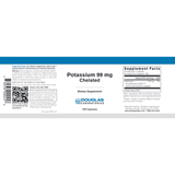Potassium Chelated by Douglas Laboratories Label