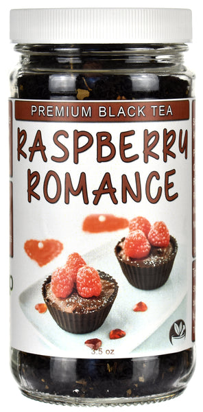 Raspberry Romance Loose Leaf Black Tea Jar