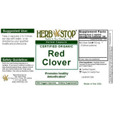 Red Clover Capsules Label