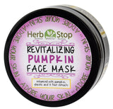 Revitalizing Pumpkin Face Mask Side Top of Jar