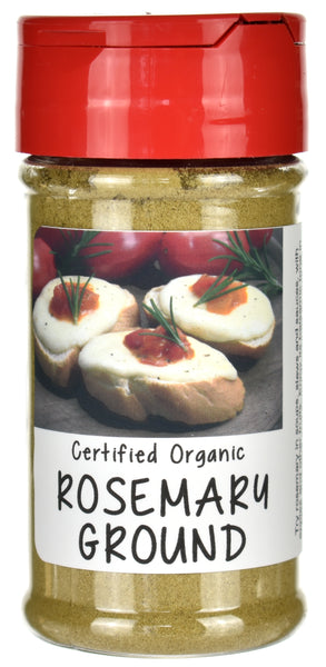 Organic Ground Rosemary Leaf Spice Jar