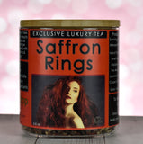 Saffron Rings Luxury Green Tea Jar