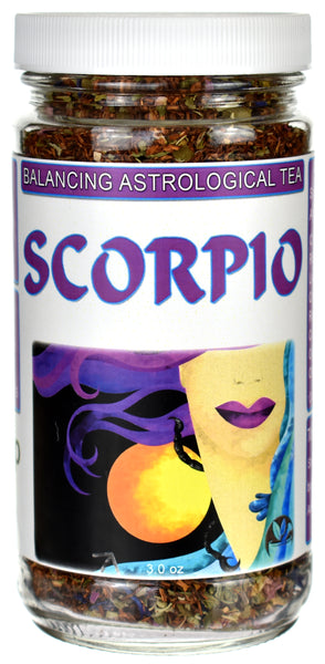 Scorpio Balancing Astrological Tea Blend Jar