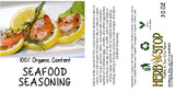 Seafood Seasoning Label