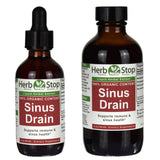 Organic Sinus Drain Extract Tincture Bottles