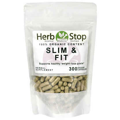 Organic Slim & Fit Bulk Herbal Capsules Bag